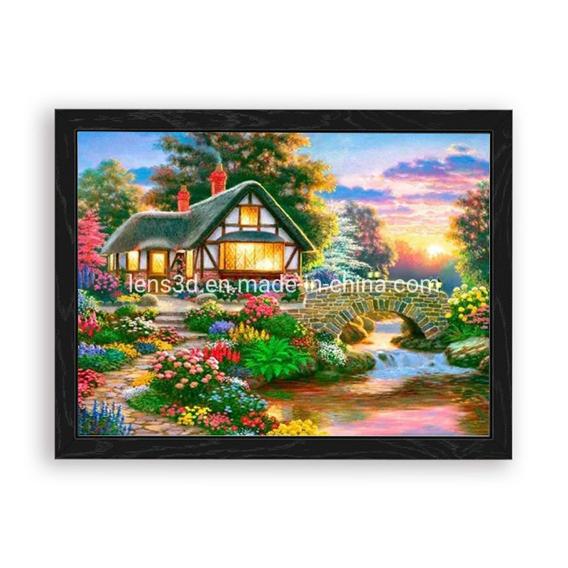 Custom Design 3D Effect Lenticular Picture for Home Decorations