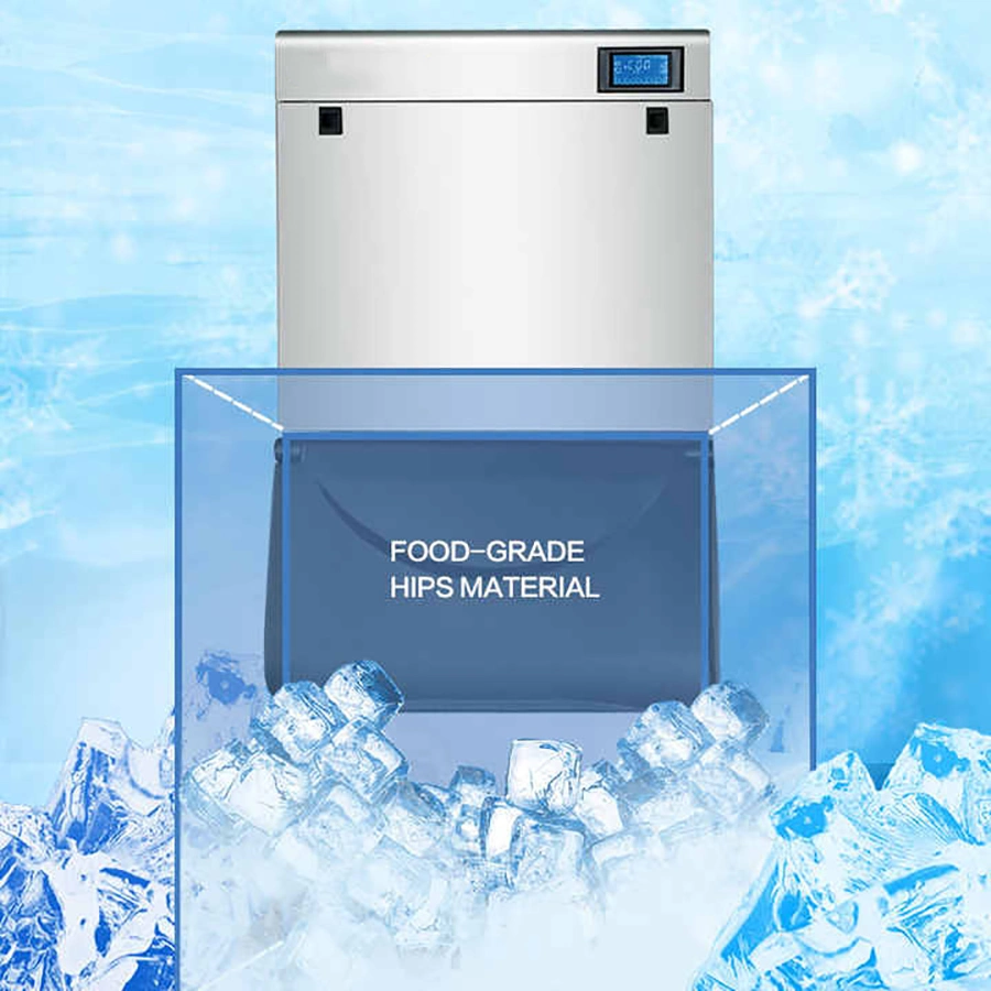 Am besten verkaufen kommerzielle Eiswürfelbereiter 200kg/24h Eismaschine Automatische Eismaschinen