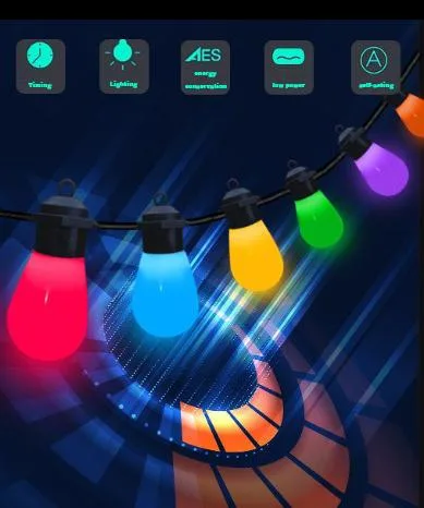 Halolite S14 Outdoor Remote Control Color Decorative Holiday Lights Light String