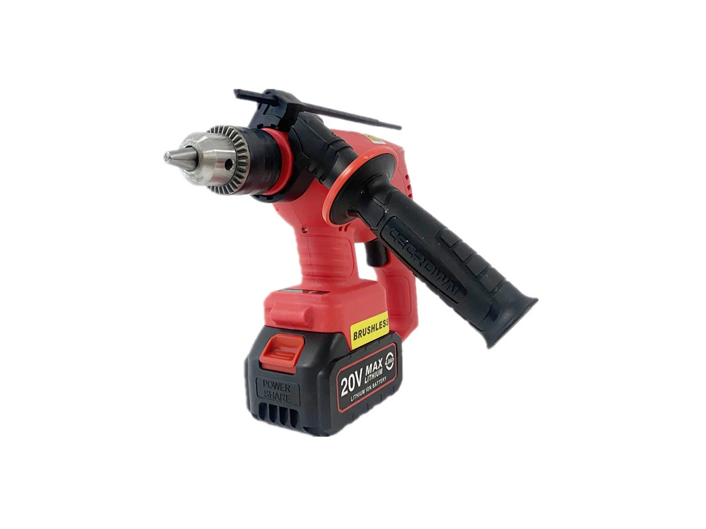 Wosai 20V Battery Electric Brushless Cordless 13mm Hand Power Tool Impact Drill Wrench Machine