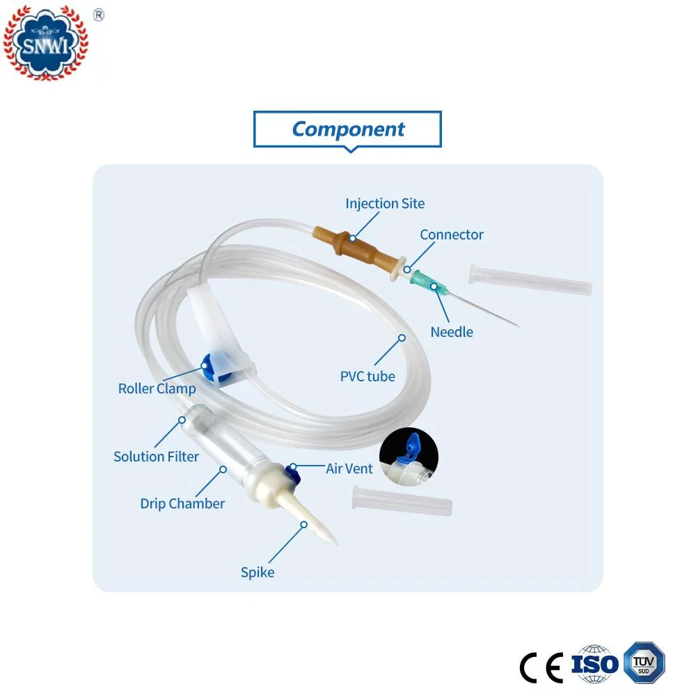Produtos médicos descartáveis de alta qualidade com preço de fábrica transfusão sanguínea estéril Conjunto de infusão