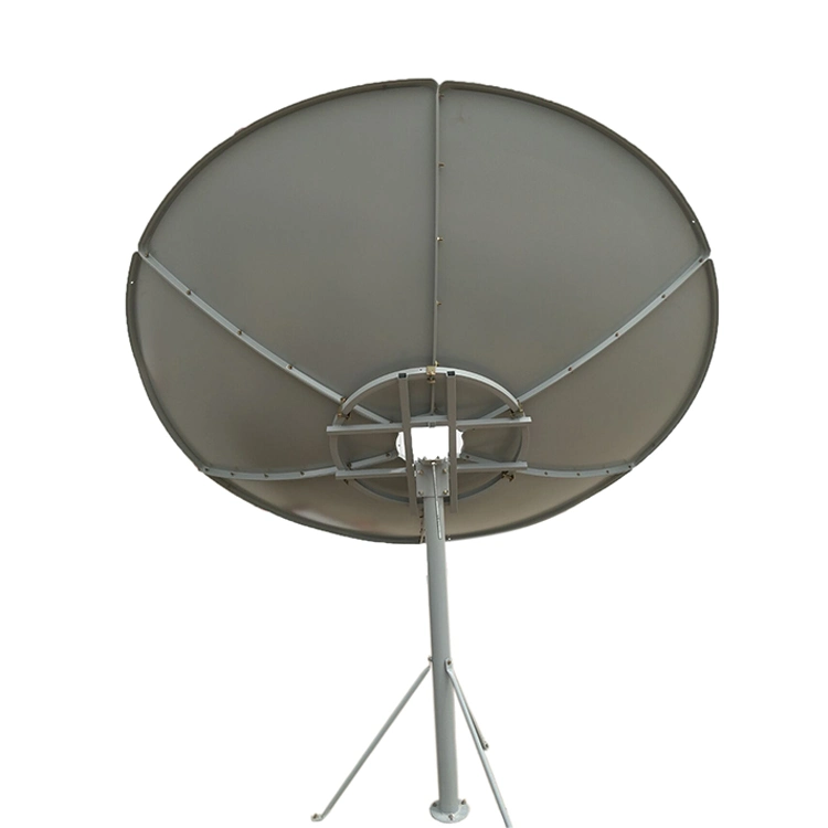 180cm Prime Focus Dish TV Antenna Satellite Signal Receiving with Pole Mount