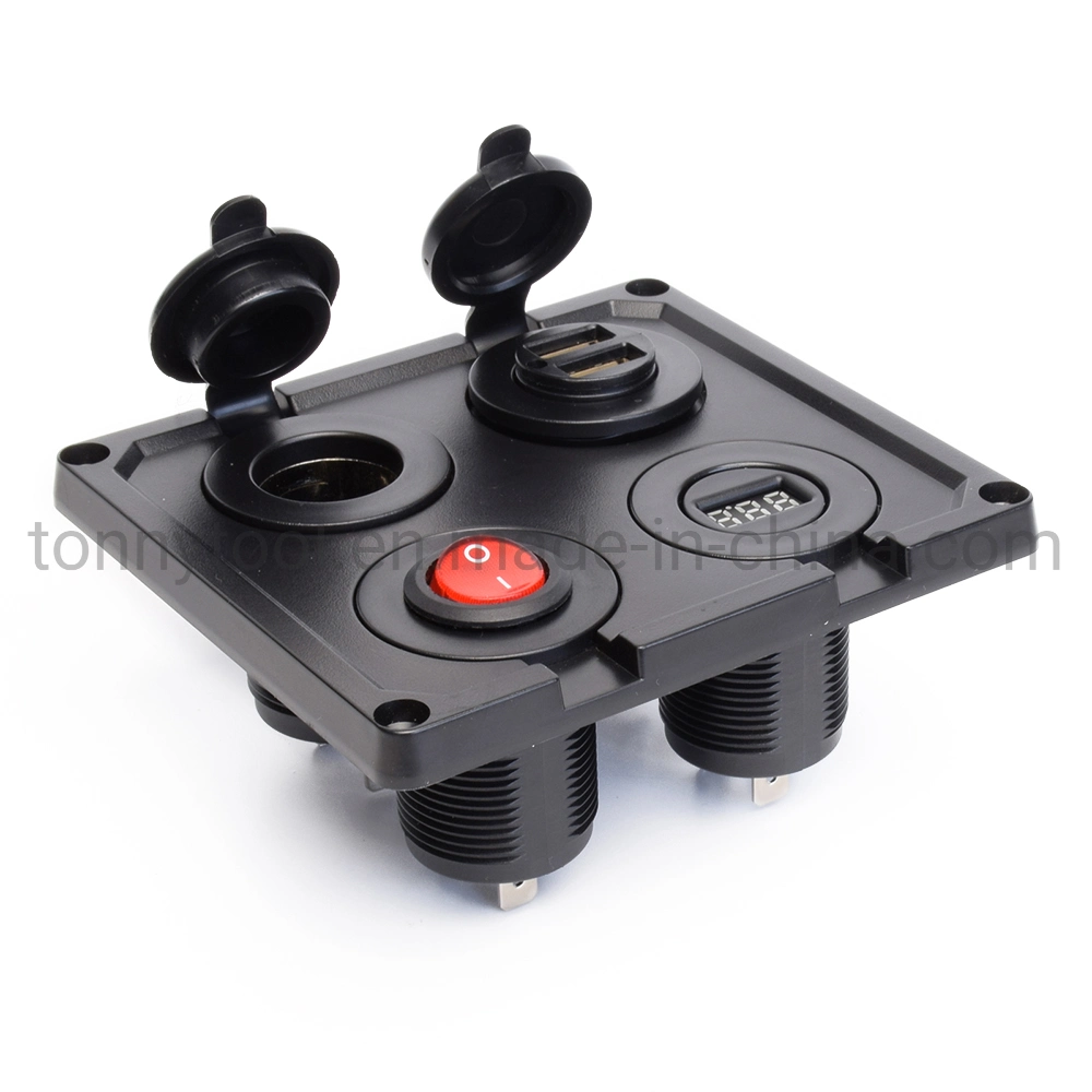 À prova de OEM 3.1A Dual Socket Porta Celular carro USB carregador para carro moto barco do barramento CAN veículo marinho Bike