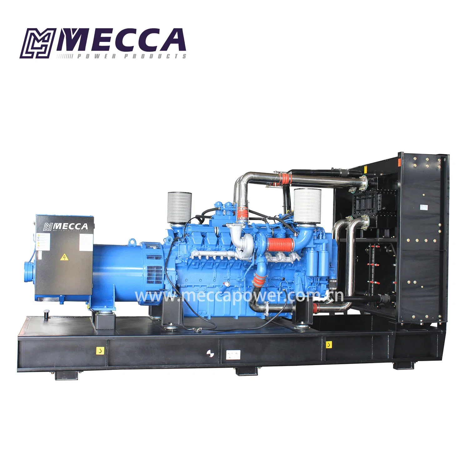 Gerador de potência Diesel de motor MTU elétrico com isolamento acústico de 10 cilindros e 563 kVA/450 kW