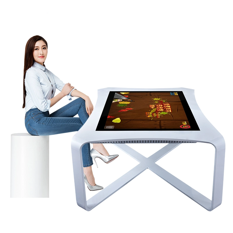 43 дюйма Распознавание объектов Рестораны Smart Digital Interactive Price Multi Обеденный стол для обучения в кафе с сенсорным экраном