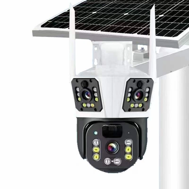 Hot Sale PTZ Wireless Outdoor Floodlight Camera Solar CCTV 4G WiFi Network Security Surveillance System Camera