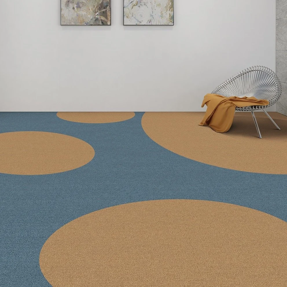 Lkhy Made in China Low Price Good Quality Nylon Plain Color PVC Backing Carpet Tiles Commercial Hotel Home Floor Carpet Modern Office Carpet Mat