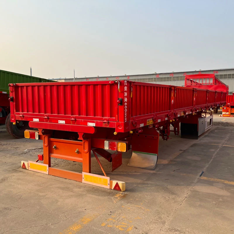 Customize Truck Semi Duty Farm Hydraulic Side Wall Semi Trailer for Sale