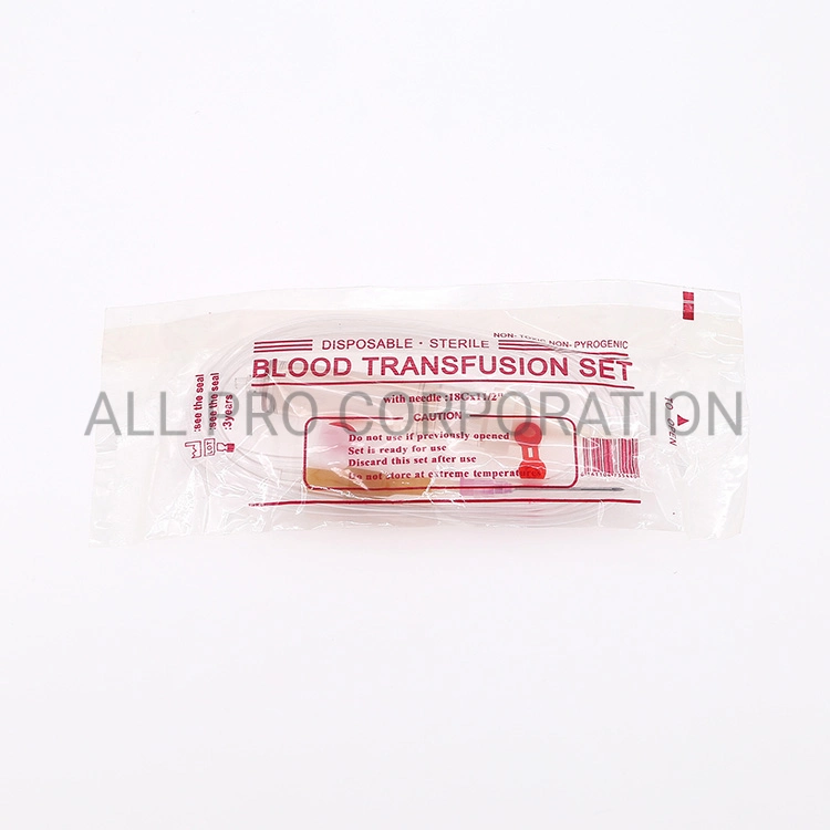 Sterile Medical Use Disposable Blood Transfusion Set with Filter Eo Sterile