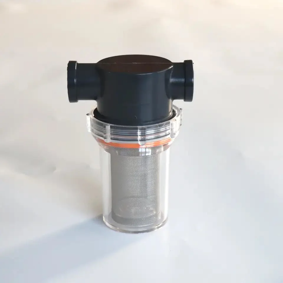 1/2' Female NPT in-Line Water Strainer Filter with Stainless Steel Mesh