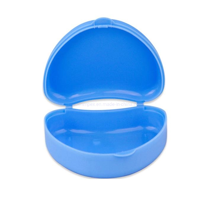 OEM Plastic Heart-Shaped Dental Flase Tooth Mouth Guard Denture Box