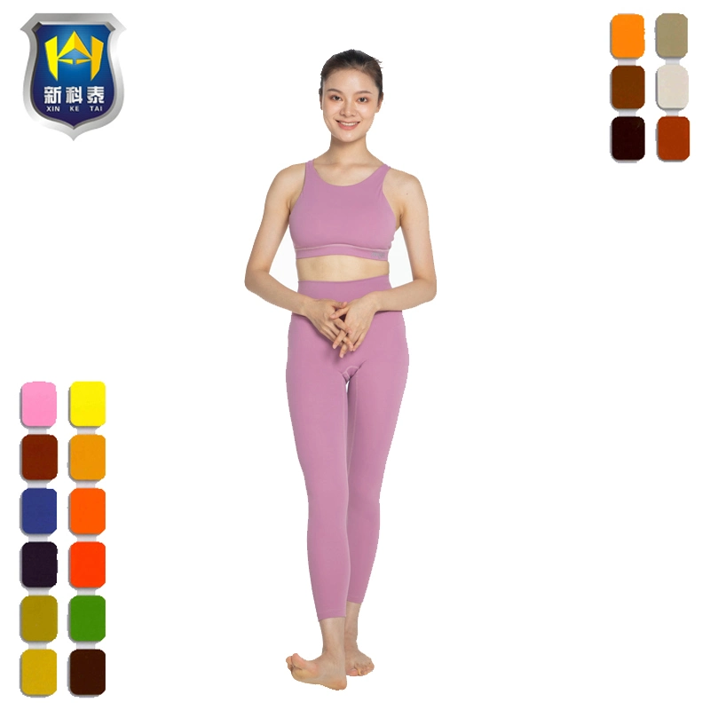 Women Seamless Fitness Sport Cloth High Waist Running Leggings Yoga Suit