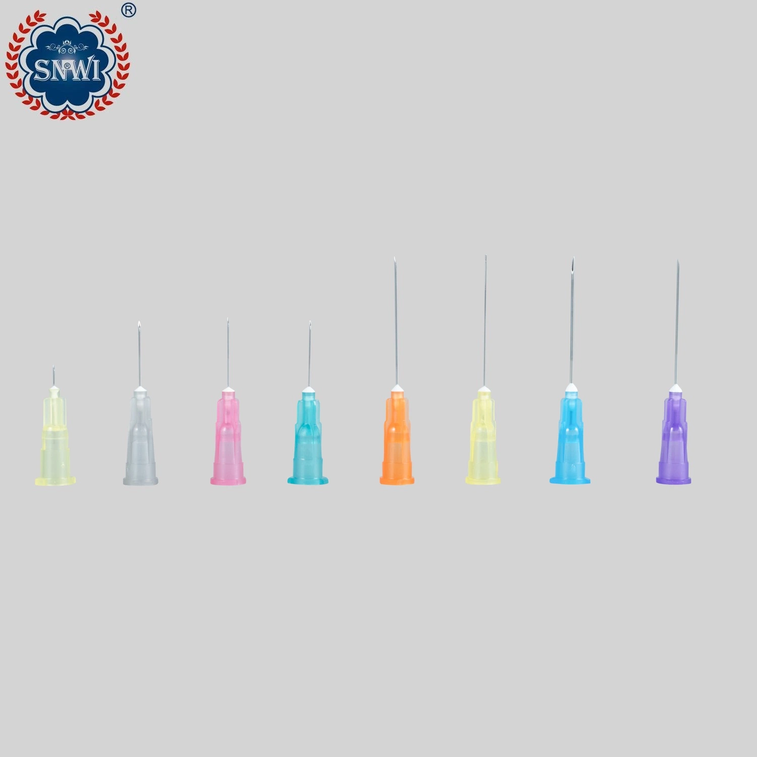 Одноразовая стерильная пластиковая игла для инъекций гипоодермического шприца медицинского назначения с маркировкой CE Одобрено ISO