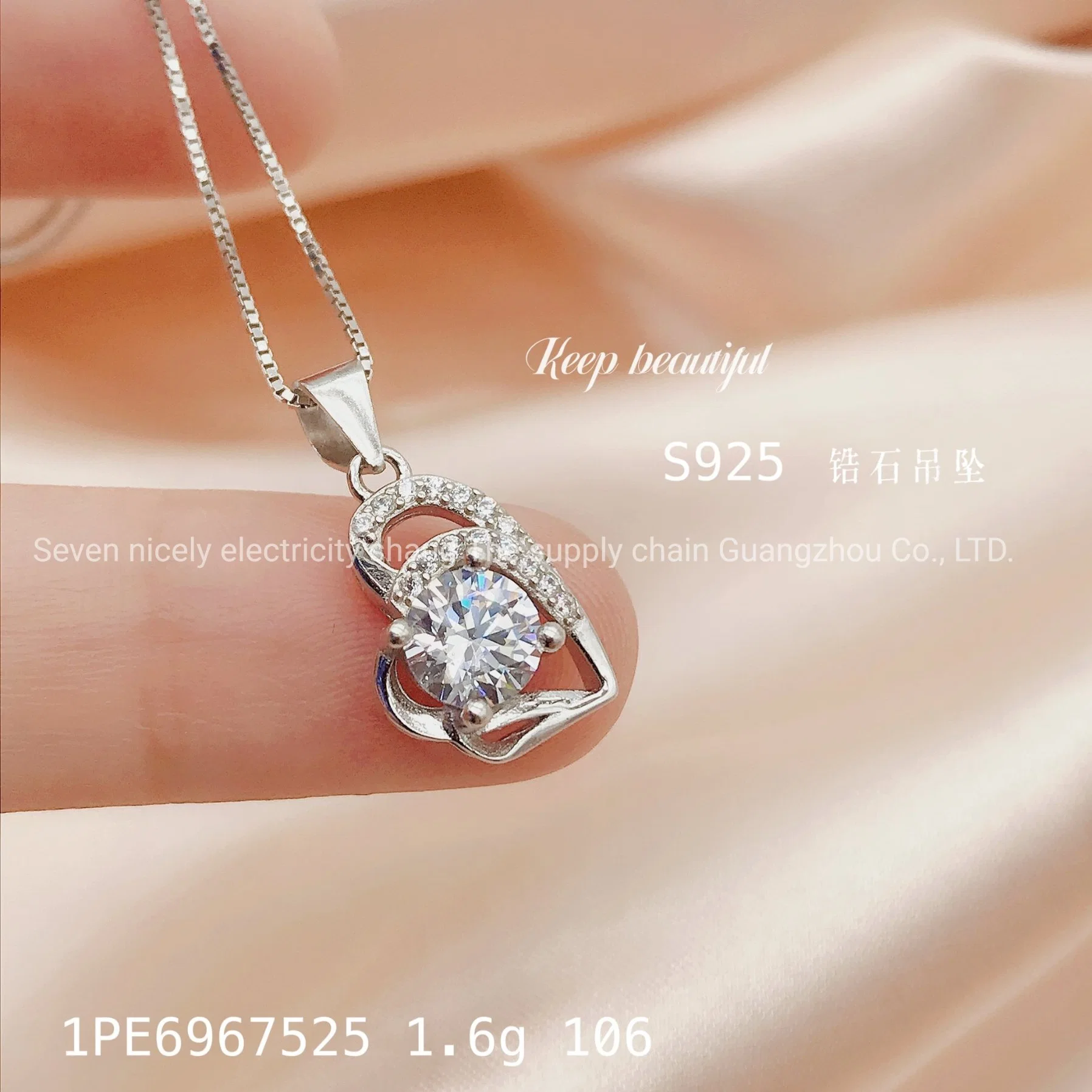 925 Streling Silver Jewellery Pendant Wholesale/Supplier Jewelry Gold Plated Jewelry Women Accessories Hot Sale Design 18K Gold Jewelry New Arrival High quality/High cost performance 