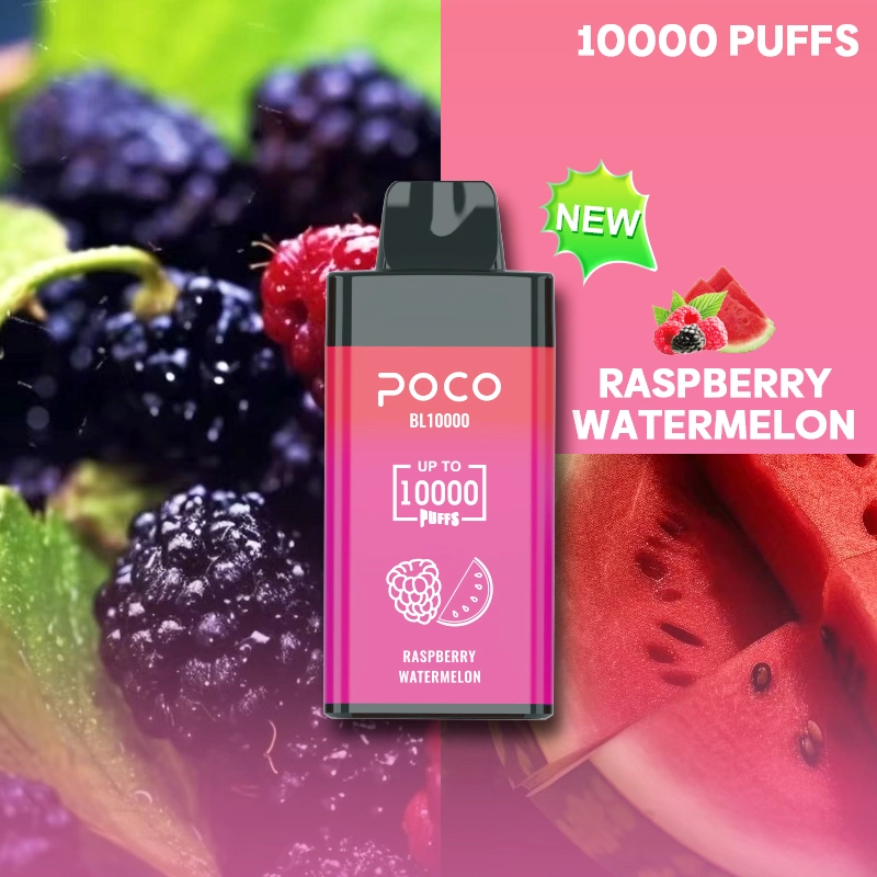 Fábrica original Envío rápido poco 10000 Puffs Mayoreo sabor increíble VAPE E Cigarette Atomizer desechable VAPE Top Brands E CIG Poco 10K