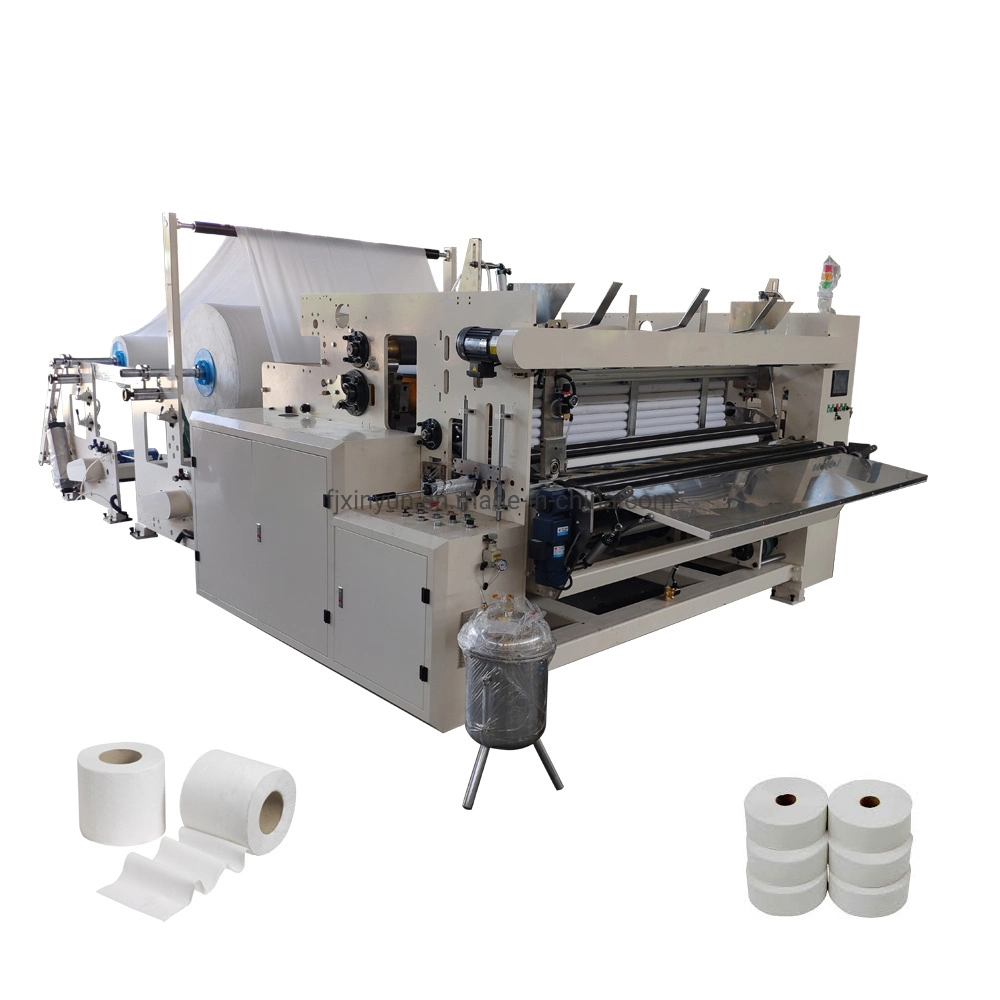 Automatic High Speed Rewinding Towel Bathroom Roll Machine Equipment