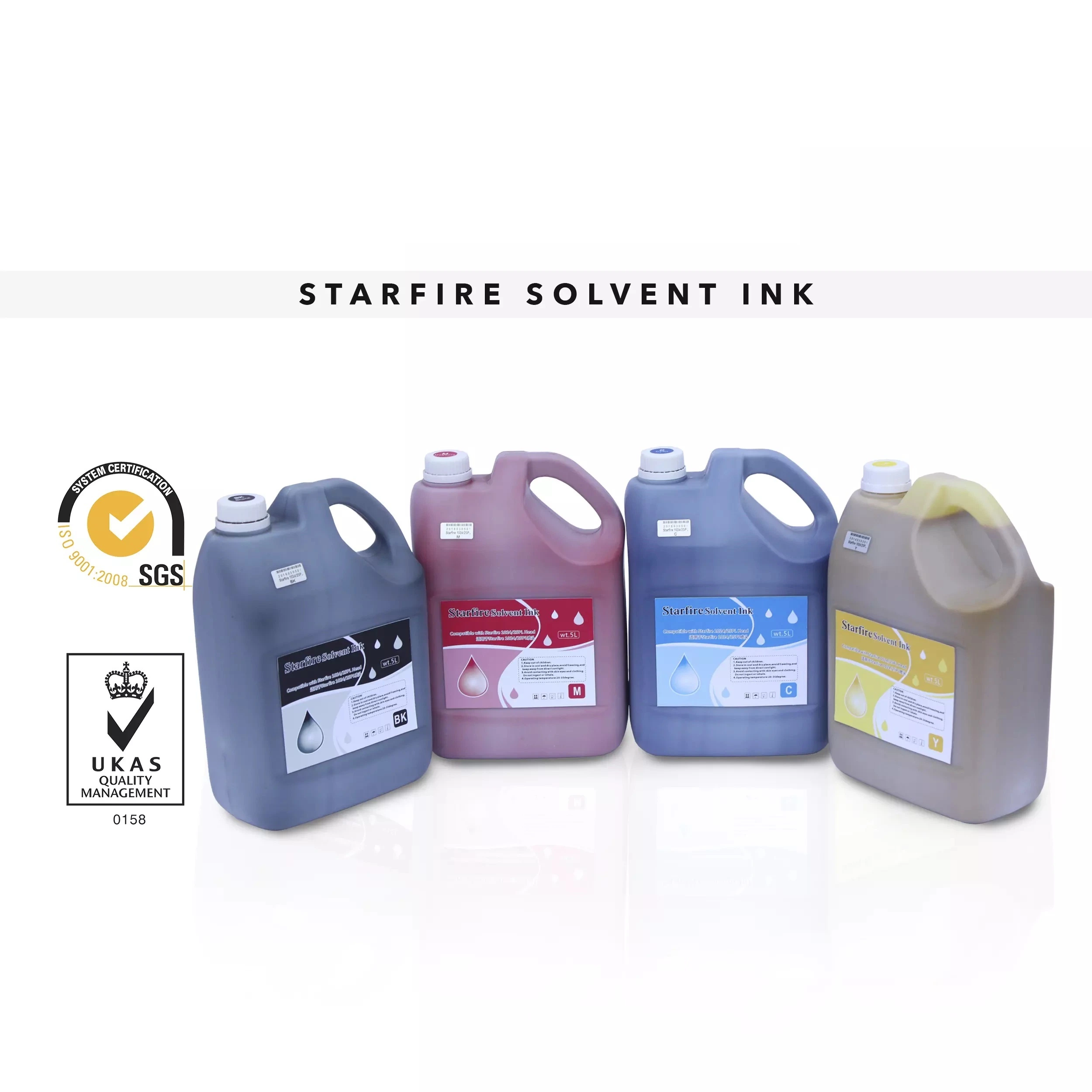 Spectra Starfire Sg1024 25pl Solvent Ink for Gongzheng Ultra 4000 Printer