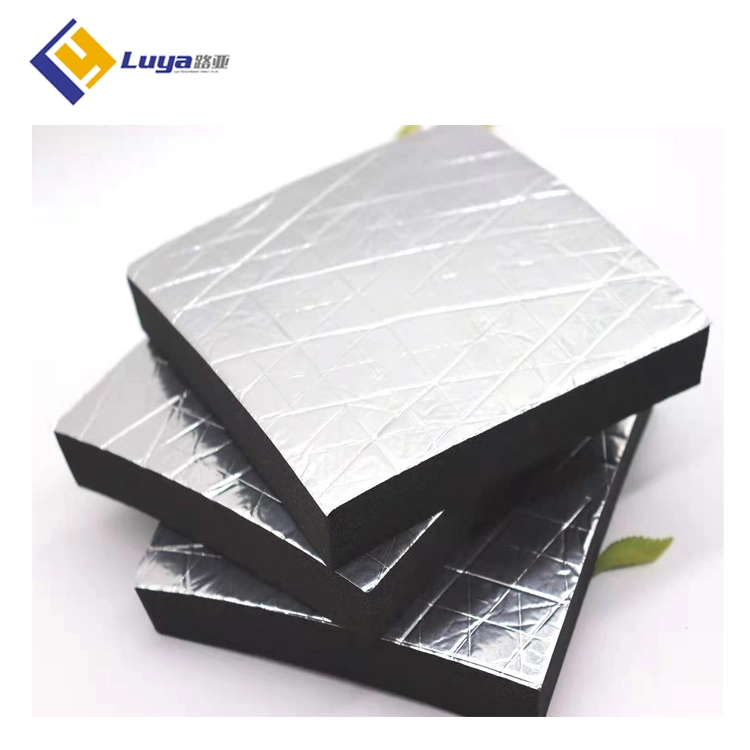 Aluminum Foil Laminated Black Rubber Foam Blanket