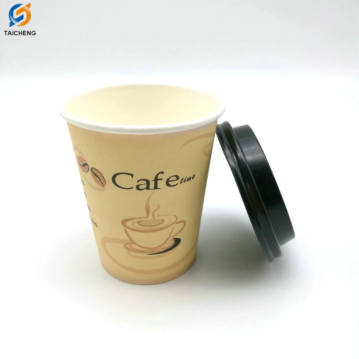 Eco Compostable Biodegradable PLA Bamboo Fiber Coffee Disposable Single Wall Paper Cup