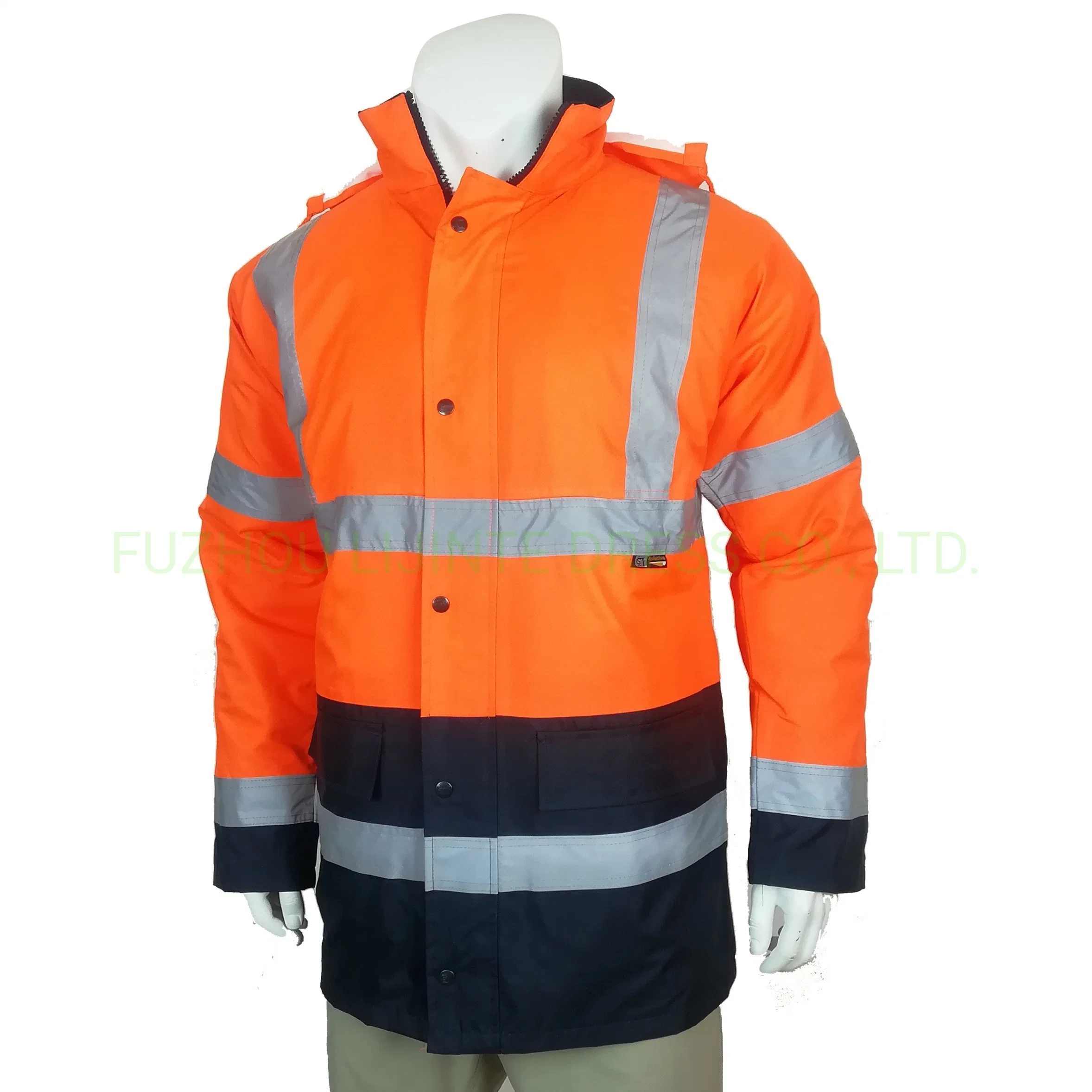 En20471 High Visibility Reflective Padding Keep Warm Safety Workwear