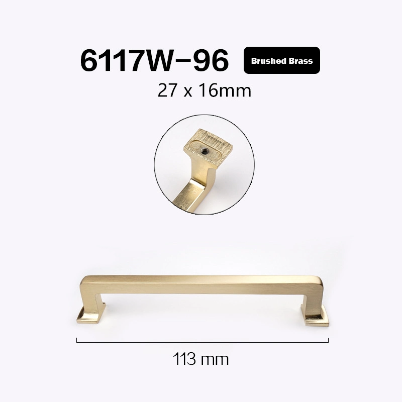 Aluminum U Style Furniture Handles Knobs Cabinet Handle