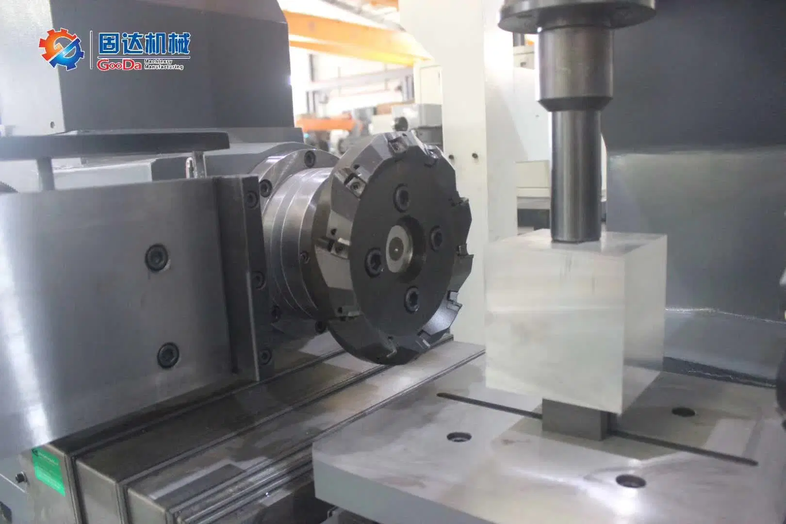 CNC Duplex Milling Machine-Double Sides Milling Machine-Two Spindle Milling Machine-Automatically Rmove Chips-Automatically Measure