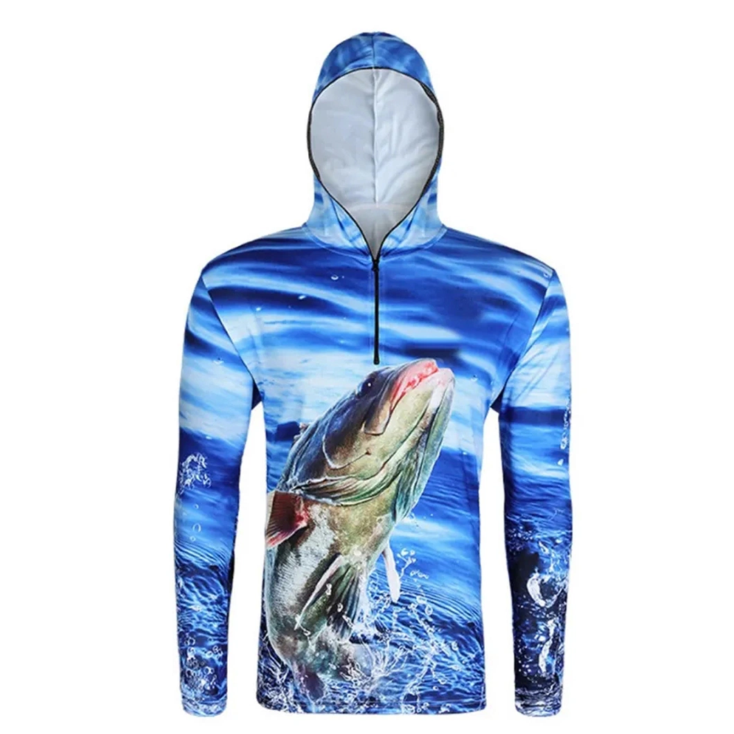 Wholesale Sports Wear Custom Logo Fishing Uniform Sublimation Fishing Shirt
