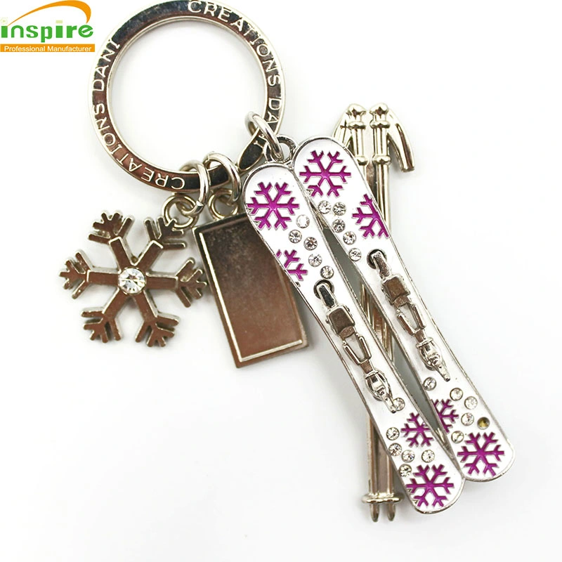 Souvenir Gift Free Samples Custom Wholesale/Supplier 3D Letter Metal Key Ring