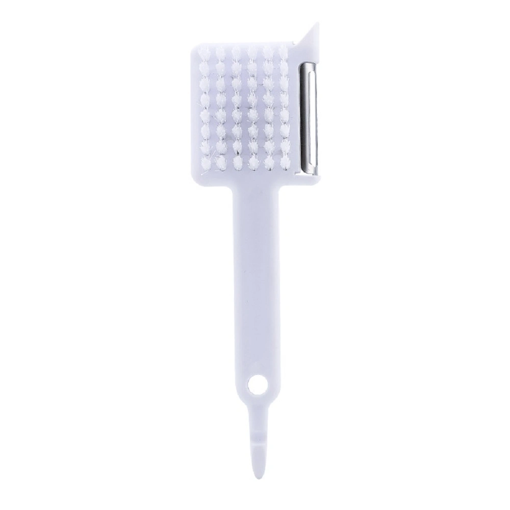 Kitchen Multifunctional 5 in 1 Scrubber Sludge Fruit Vegetable Cleaning Tool Digging Hole Scrubber Knife Wbb18950