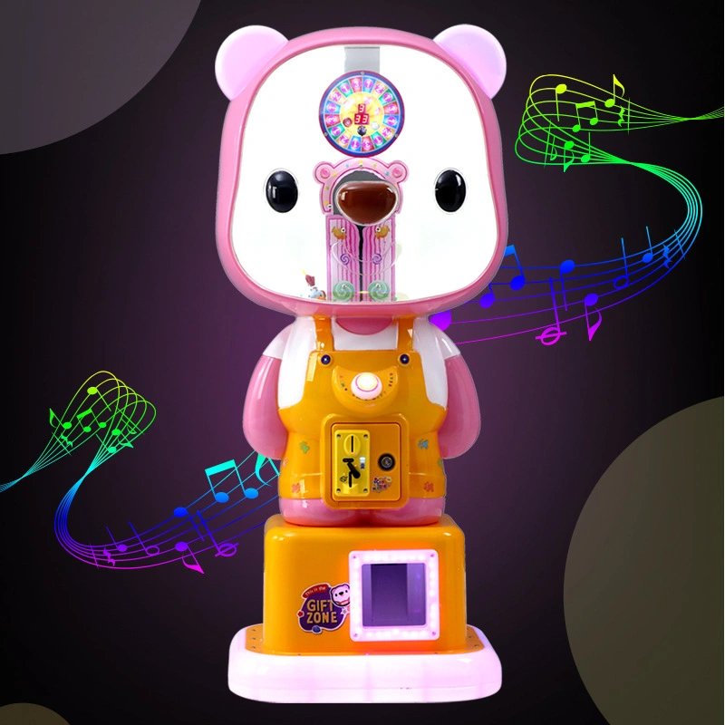 MOE Bear tournant machine Candy machine Jeux d'arcade pour enfants Machine à pièces