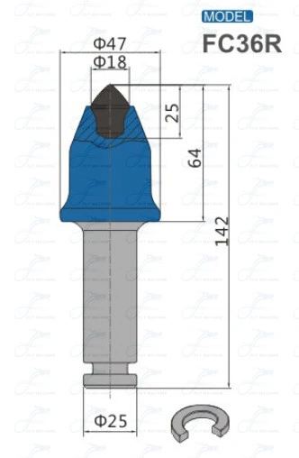 C36r C34r U40HD Tungsten Carbide Cutting Tool Foundation Drilling Bit