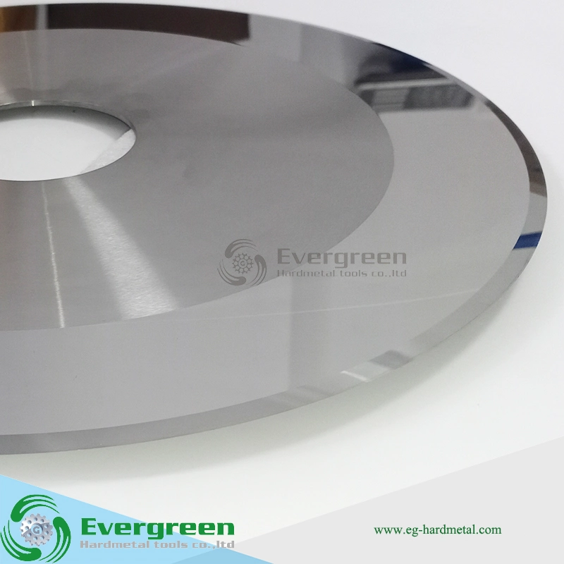 Cercle de carbure de tungstène miroir polie cimenté hacheur à disque papier