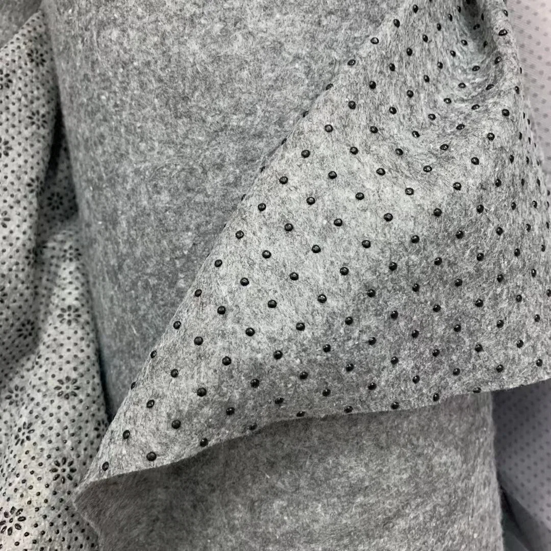 Non Woven Cloth Coated Dotted Dots Anti Slip Fabric for Carpet Backing Fabrics