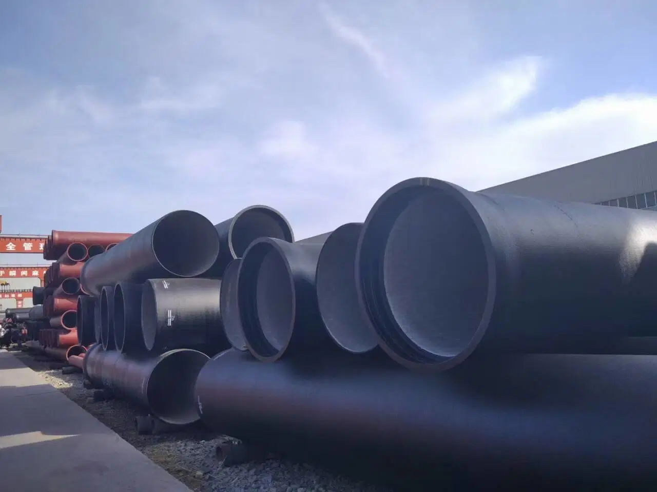 Factory Direct Sales ISO2531 En545 En598 Class K9 K7 K8 DN80 DN100 DN800 C30 C25 C40 150mm 250mm 200mm 300mm 800mm Drain Pipe Ductile Iron Pipe