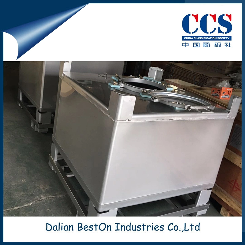 Dalian Beston Wholesale 1000L 2000L HDPE Chemical Storage Roto Molding Vertical Square IBC Tank Intermediate Bulk Container China IBC Bulk Container Bag Factory