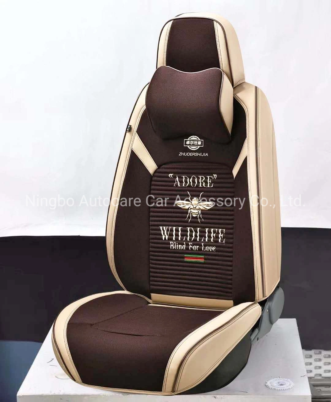 Alquiler de coche accesorios Funda de asiento de coche Decoración pura universal de la moda de cuero funda de asiento para coche