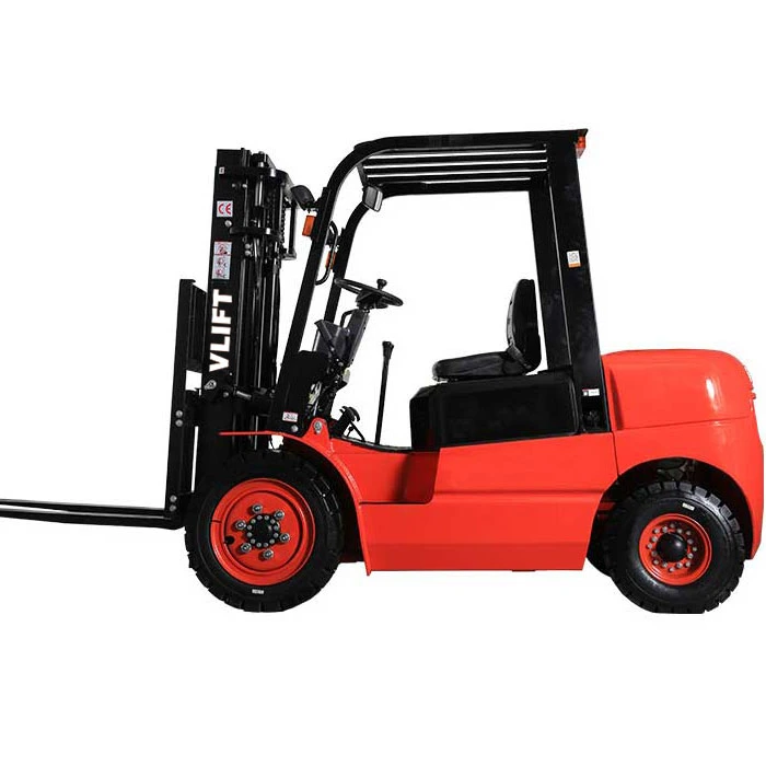 CE Certificate 2.5 Ton Hydraulic Diesel Forklift Lifting Height 4500mm