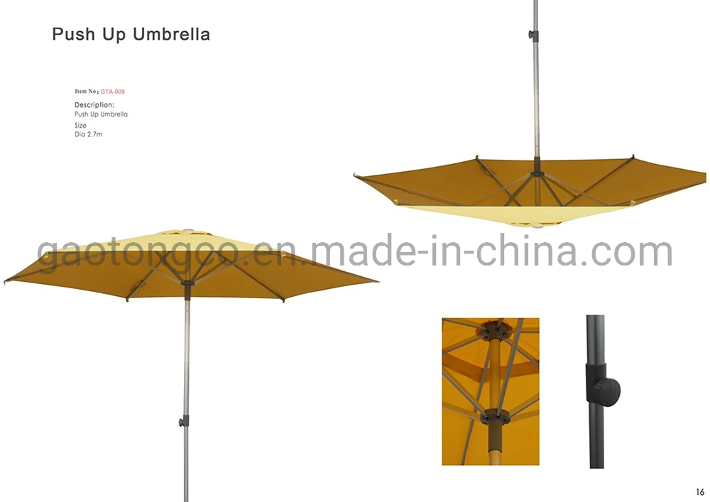 Beach Umbrella UV Resistant Folding Garden Parasol Stainless Sun Umbrella for Party Wedding