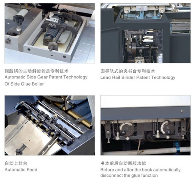 Zm-Jbt50/3D Elliptic Hot Glue Book Binder Binding Machine Manufacturer