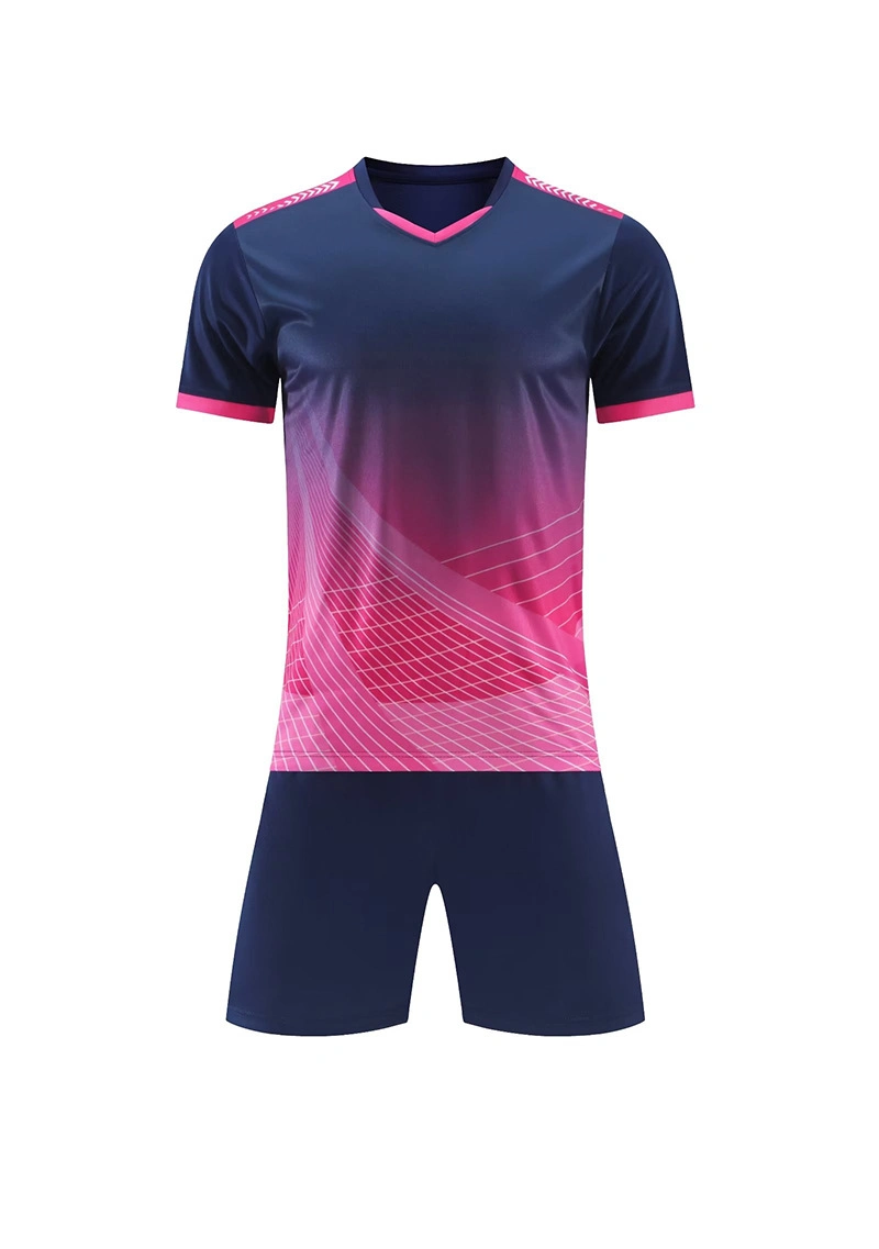 Factory Customized Digital Printed High Quality Two Piece Football Running Sportswear for Man