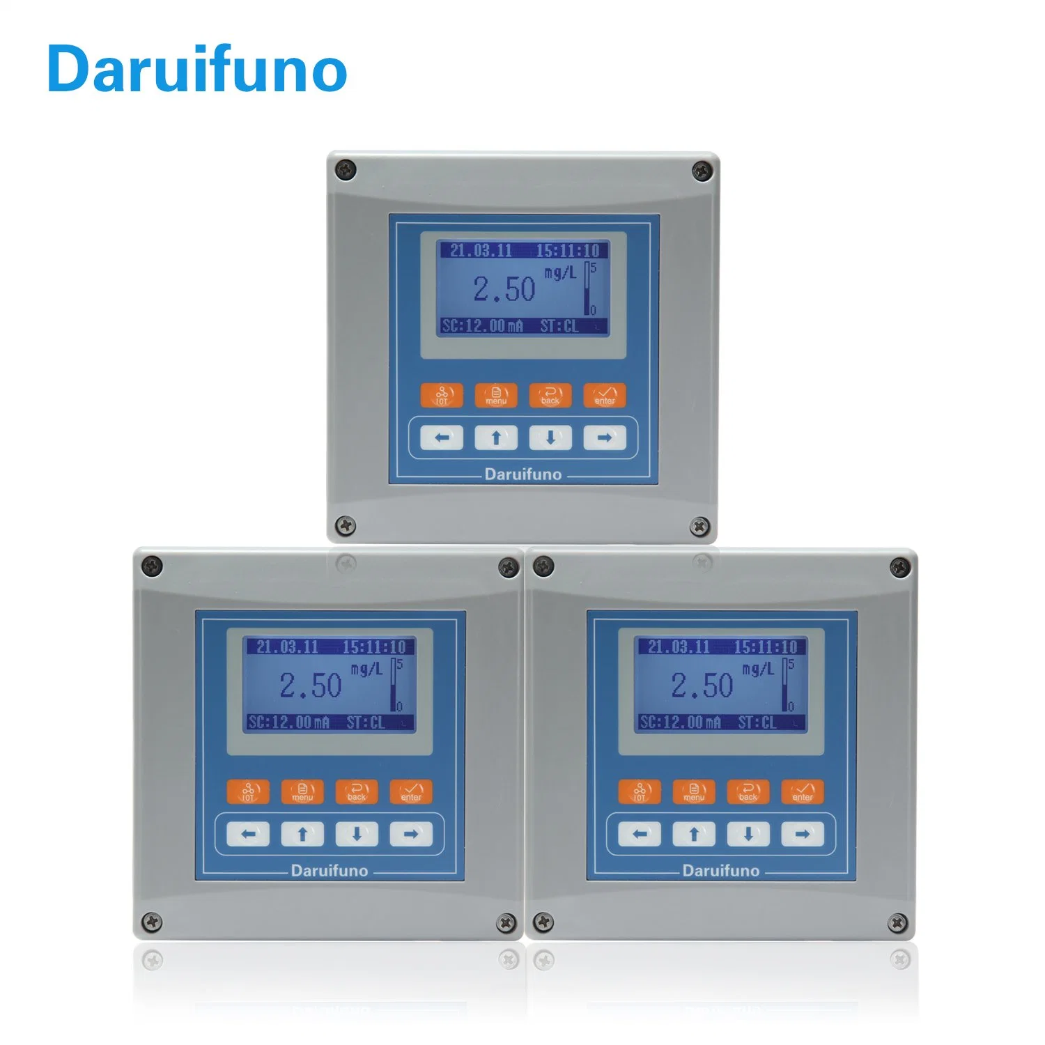 Pi68 Online Industriais Controlador Cl CE/fazer/turbidez/COD/pH/ORP/Cl Contador de água para o Sistema de Filtro