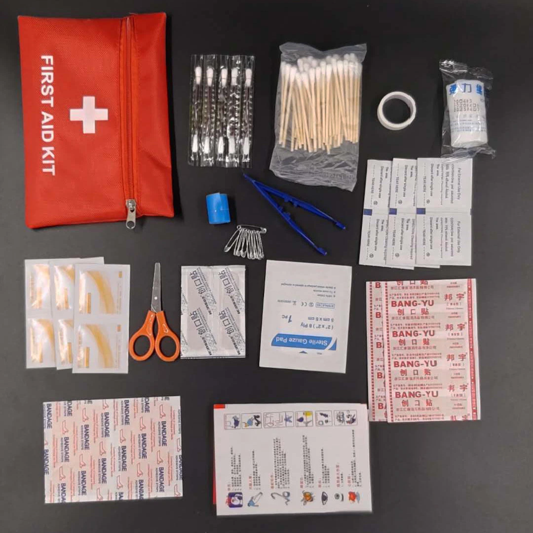 High quality/High cost performance  12-Piece Set 39 Components Emergency Family Outdoor First Aid Kit