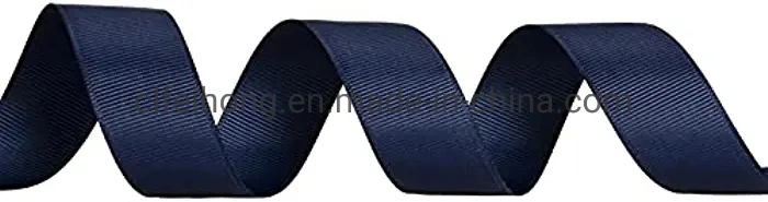 Индивидуального логотипа OEM ODM напечатано проводной кромки бархата Елочные Grosgrain лента дуг рулон для проведения свадебных подарков оформление ВМС цвет
