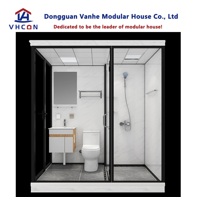 Economical Portable Easy to Install Custom Prefab Integrated Design Fabricated Freestanding Fancy European Modular Bathroom Pods with Toilet