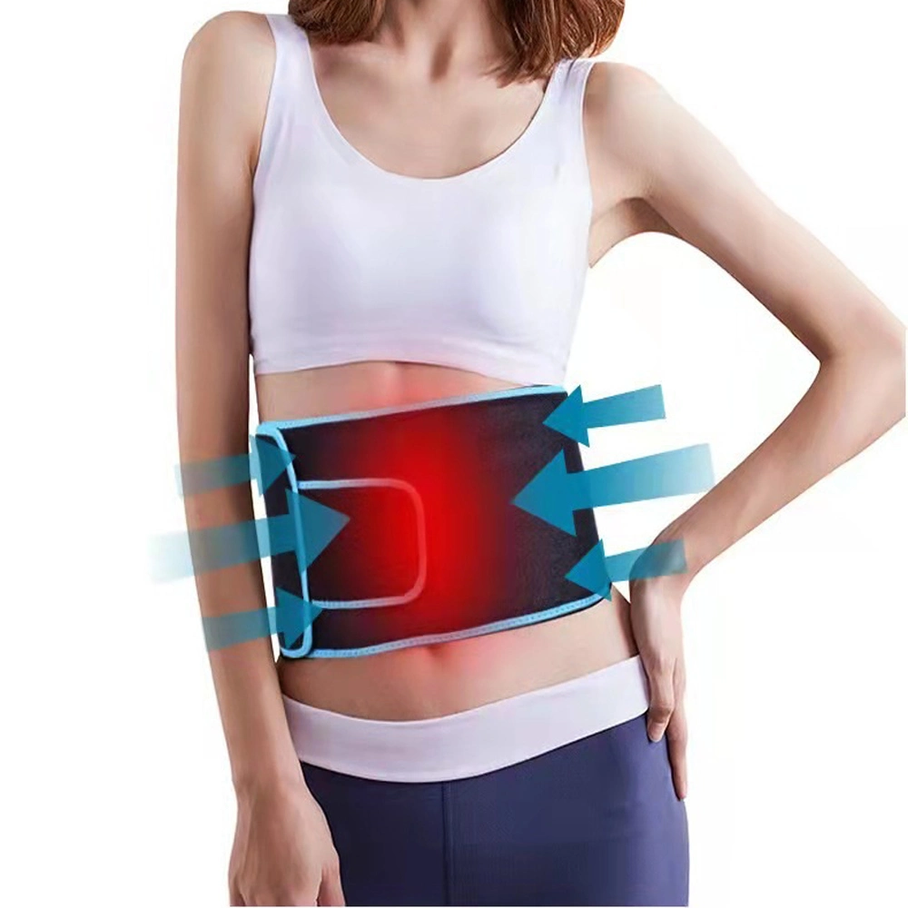 Flexible Wrap Waist Slimming Belt Pain Relief Thermal Fat Burning Red LED Light Therapy Massage Slimming Belt