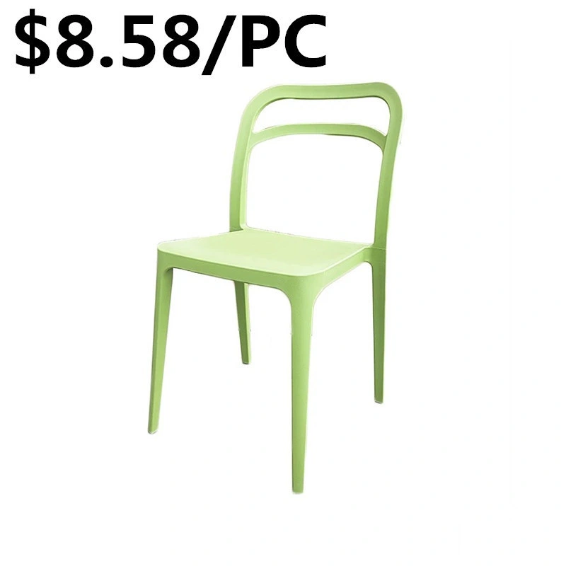 Best Value Decorative Armless Colorful Comfortable Hotel Household Plastic Chair