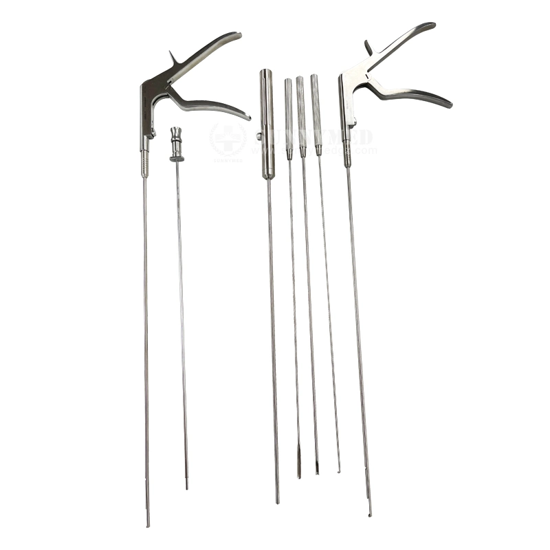 Sy-P008 Medical Autoclave Spine Transforaminal Endoscopy Surgical Instrument Set for Lumar