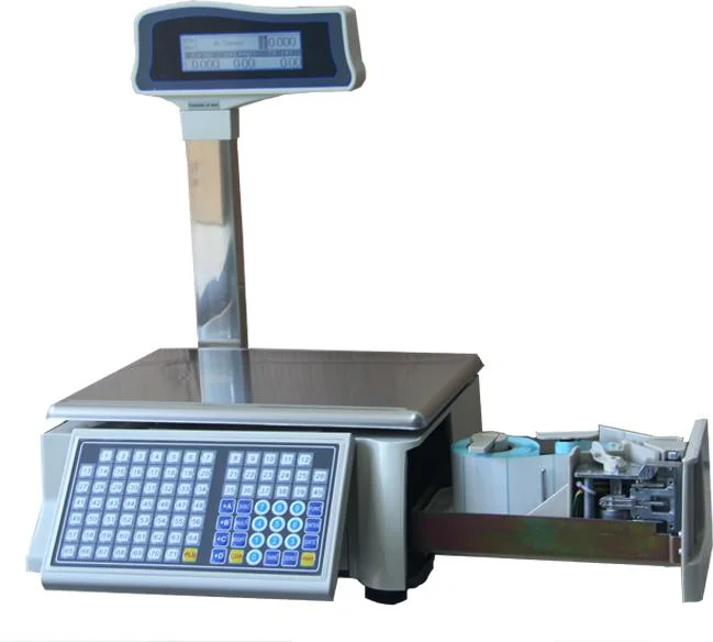 30kg Cash Register Weighing Scale with Barcode Printer