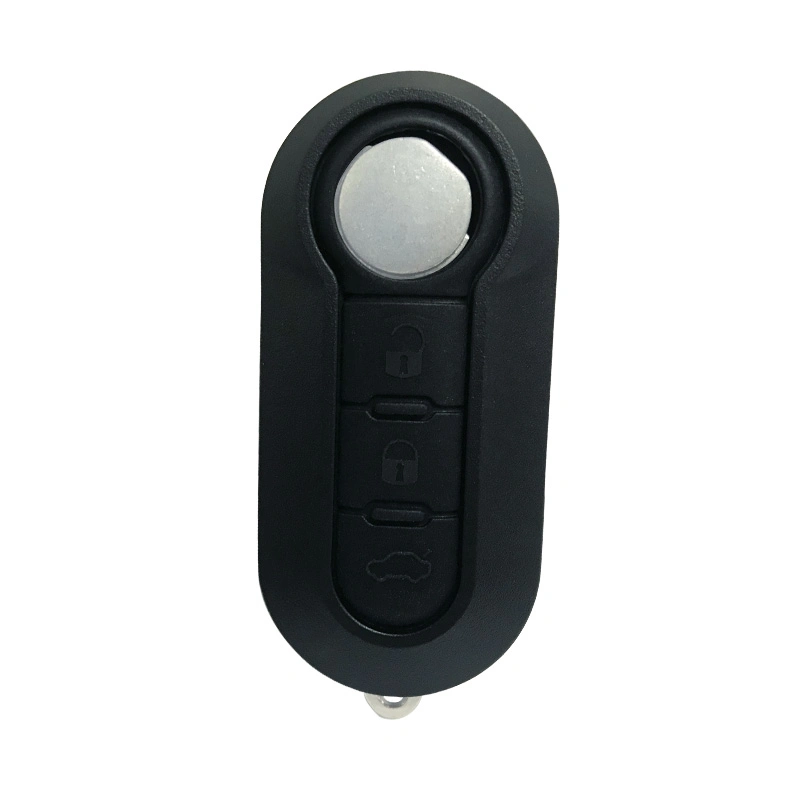 Best Price FIAT 500 Bravo Palio Stilo Rubber Remote Flip Key 3 Buttons 433 MHz Flip Folding Car Key Fob Remote Key Without Logo