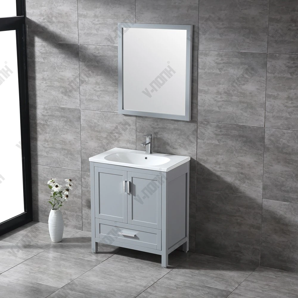 30inch Fresh Grey Bathroom Vanities and Cabinets